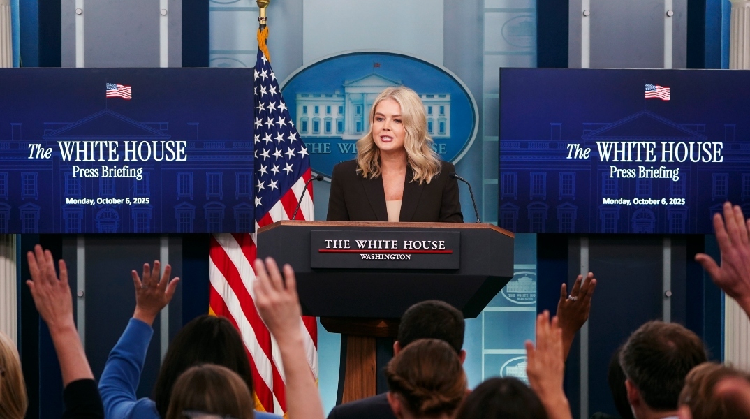 Η εκπρόσωπος Τύπου του Λευκού Οίκου, Κάρολαϊν Λέβιτ