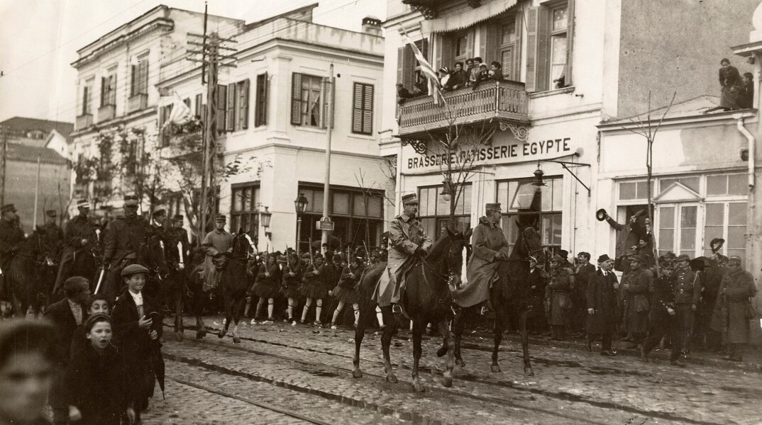 Είσοδος του ελληνικού στρατού στη Θεσσαλονίκη