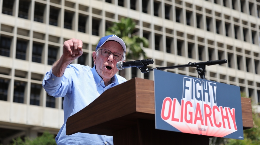 Ο γερουσιαστής των ΗΠΑ, Μπέρνι Σάντερς 