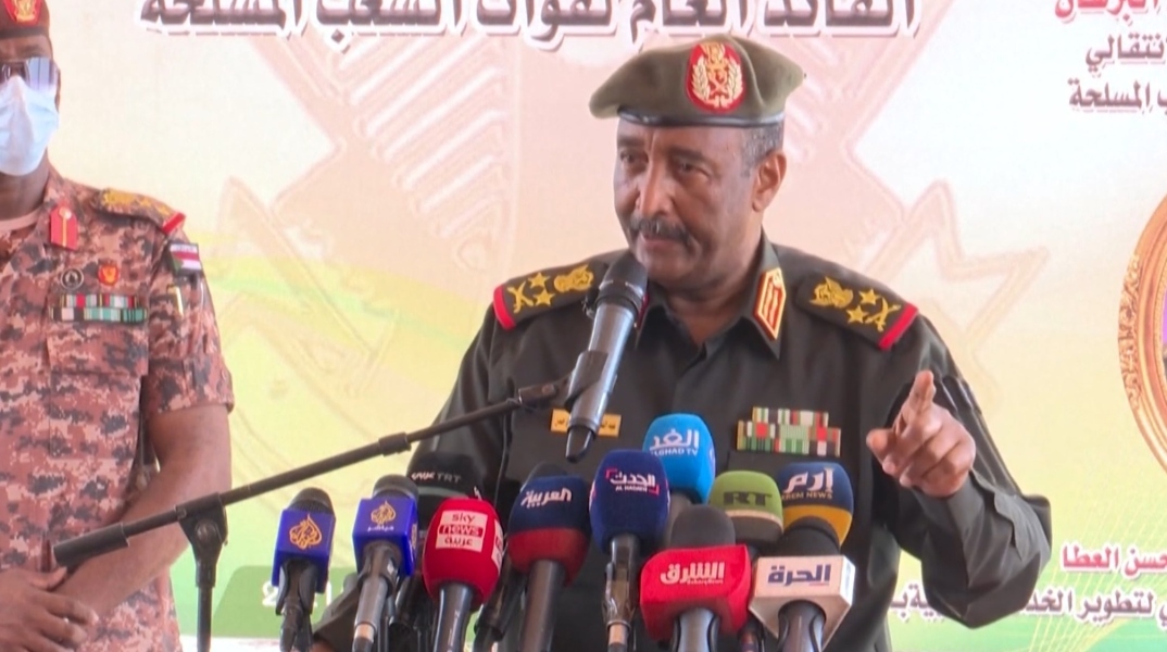 Ο ηγέτης του Σουδάν Άμπντελ Φάταχ αλ Μπουρχάν 