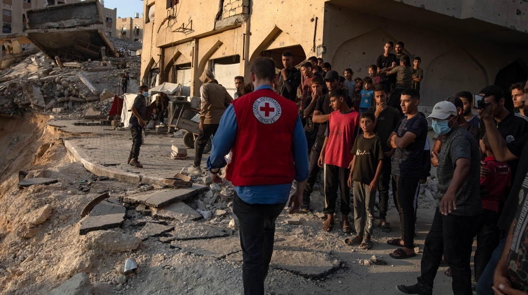 Γάζα, ερυθρος σταυρος