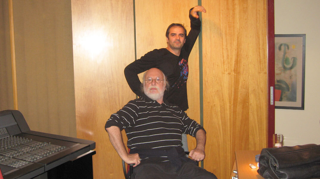 Ο Διονύσης Σαββόπουλος με τον Γιώτη Κιουρτσόγλου