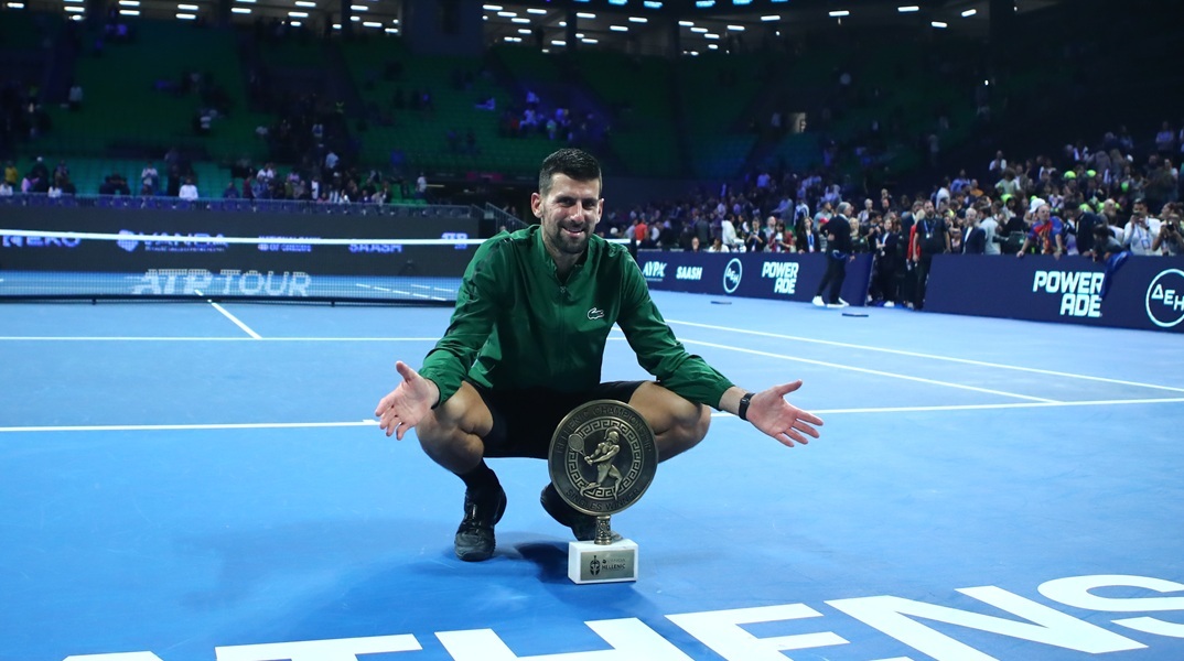 Σπουδαίος, ιστορικός Τζόκοβιτς - Νίκησε τον Μουζέτι (2-1) και κατέκτησε το πρώτο Hellenic Championship