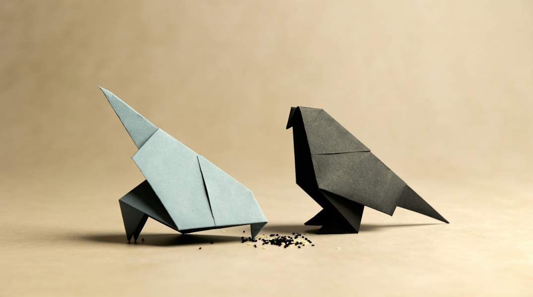 πουλια origami