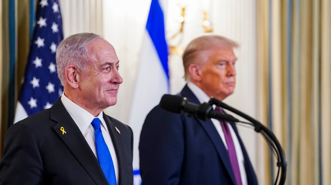 Ο Ντόναλντ Τραμπ και ο πρωθυπουργός του Ισραήλ Μπενιαμίν Νετανιάχου 