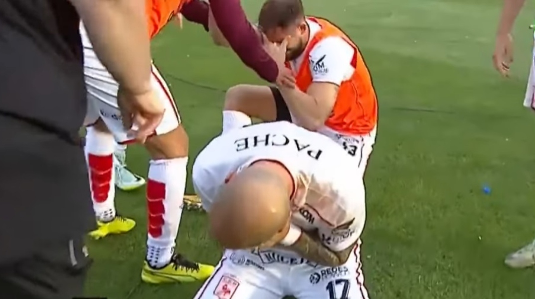 ποδοσφαιριστές κλαινε