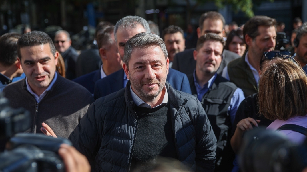 Ο πρόεδρος του ΠΑΣΟΚ, Νίκος Ανδρουλάκης