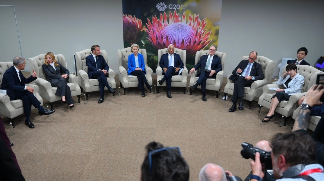 Η ομάδα της G7 και Ευρωπαίοι ηγέτες συναντήθηκαν στο περιθώριο της Συνόδου της G20 στο Γιοχάνεσμπουργκ 