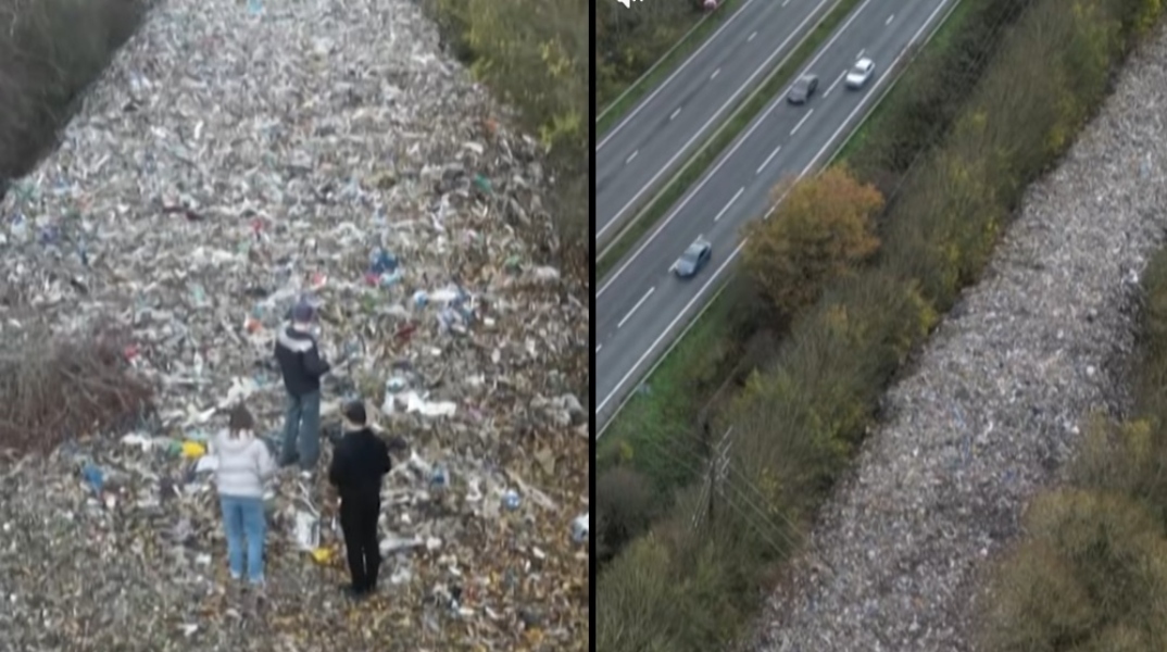 τείχος από σκουπίδια