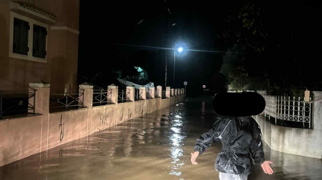 Kακοκαιρία: Έντονα φαινόμενα στην Κέρκυρα με κατολισθήσεις και υπερχειλίσεις ποταμών