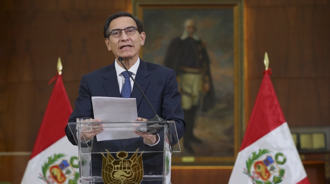 Ο πρώην πρόεδρος του Περού, Μαρτίν Βισκάρα