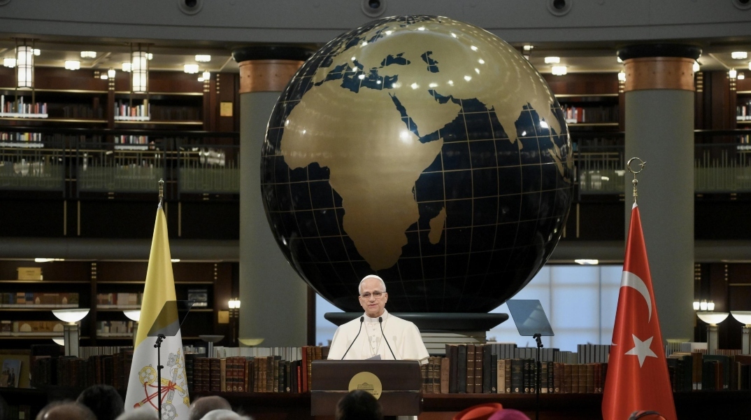Ο Πάπας Λέων στην Τουρκία