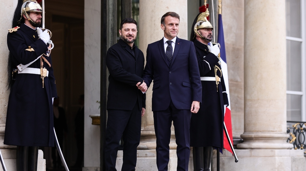 Συνάντηση Ζελένσκι - Μακρόν στο Παρίσι