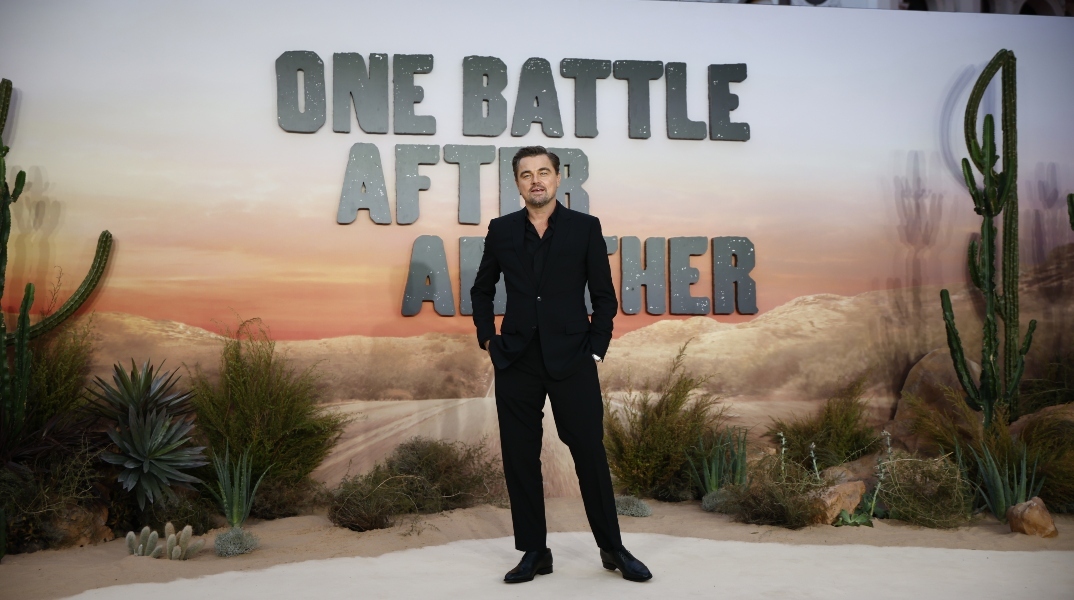 Ο Λεονάρντο Ντι Κάπριο στην πρεμιέρα της ταινίας «One Battle After Another» στο Λονδίνο