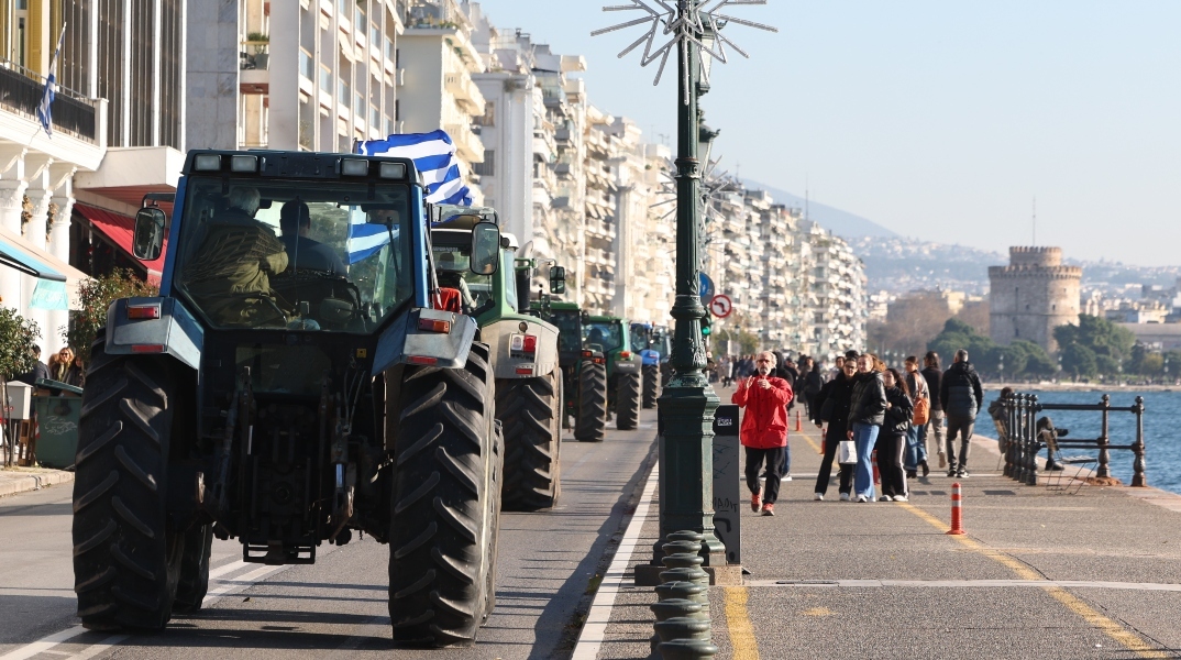 Θεσσαλονίκη: Ολοκληρώθηκε η κινητοποίηση των αγροτών στο λιμάνι