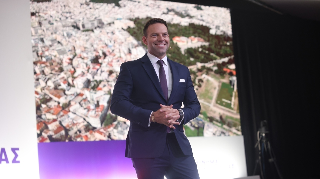 Ο πρόεδρος του Κινήματος Δημοκρατίας, Στέφανος Κασσελάκης 