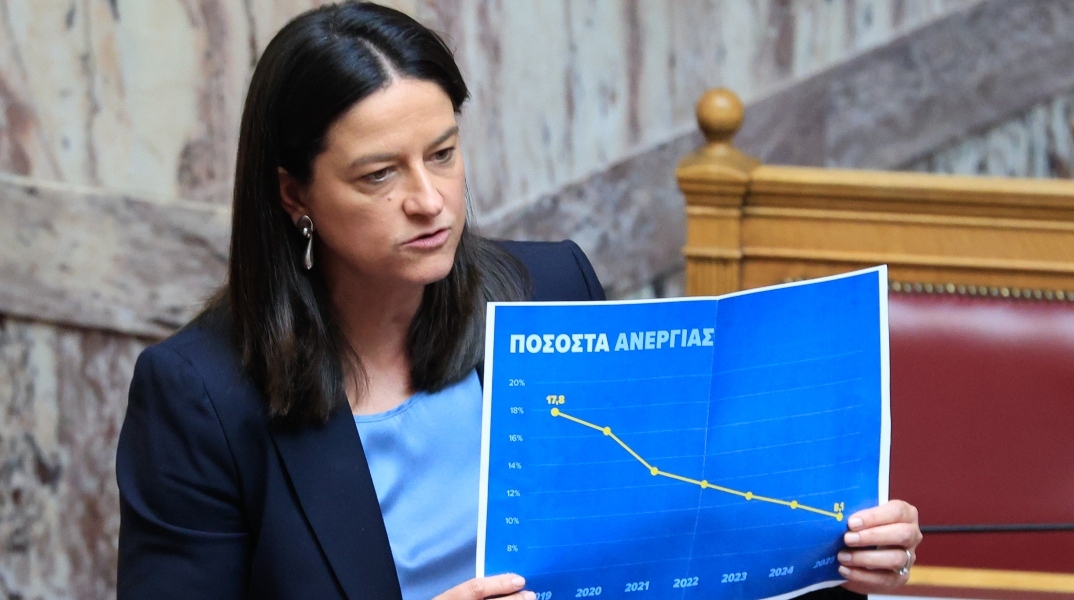 Η υπουργός Εργασίας και Κοινωνικής Ασφάλισης, Νίκη Κεραμέως