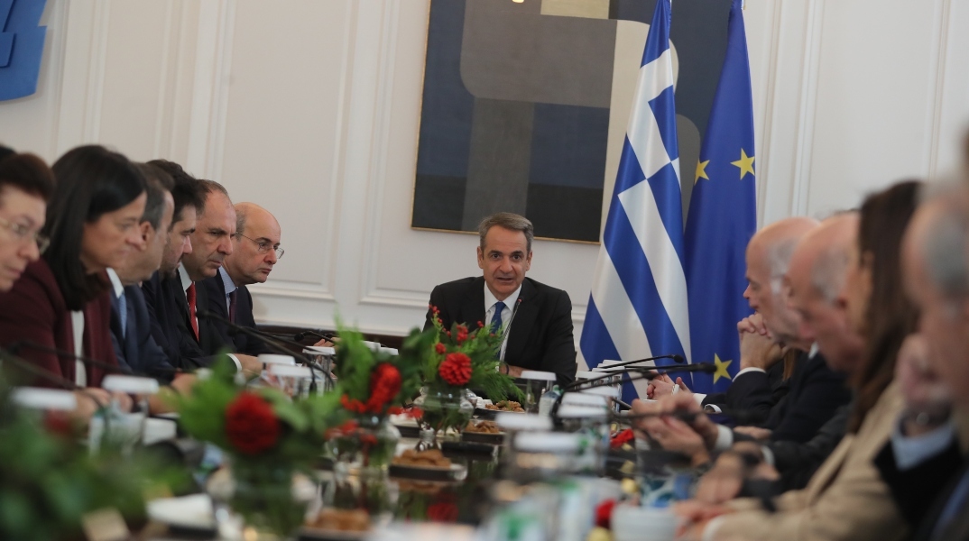 Συνεδρίαση του Υπουργικόυ Συμβουλίου υπό τον Πρωθυπουργό Κυριάκο Μητσοτάκη, στο Μέγαρο Μαξίμου
