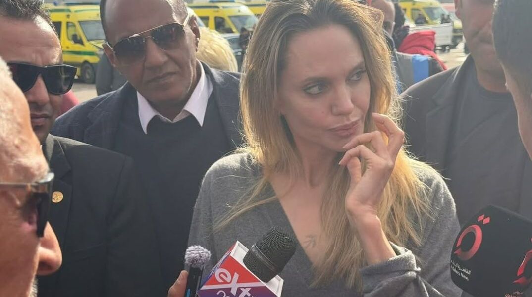 Η Αντζελίνα Τζολί στη Ράφα