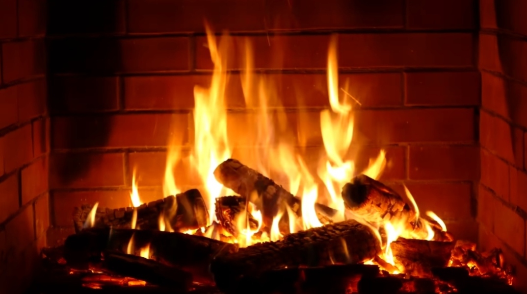 τζάκι, φωτια