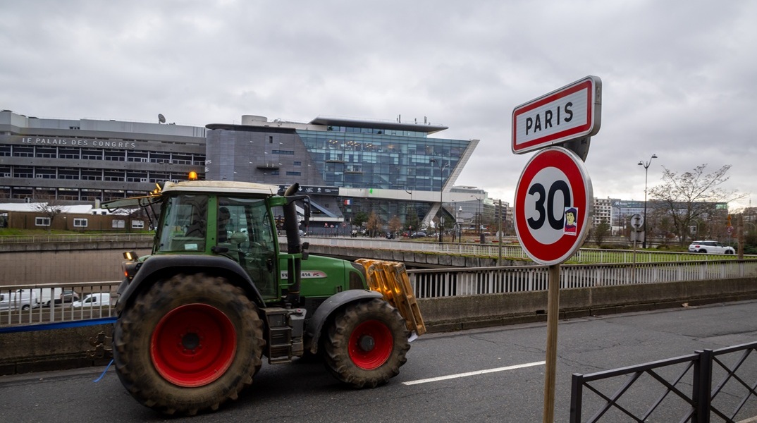 Γαλλία: Νέα διαδήλωση αγροτών στο Παρίσι κατά της συμφωνίας της ΕΕ με τη Mercosur