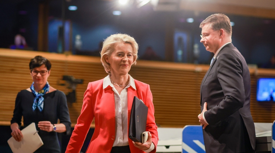 H πρόεδρος της Ευρωπαϊκής Επιτροπής Ούρσουλα φον ντερ Λάιεν