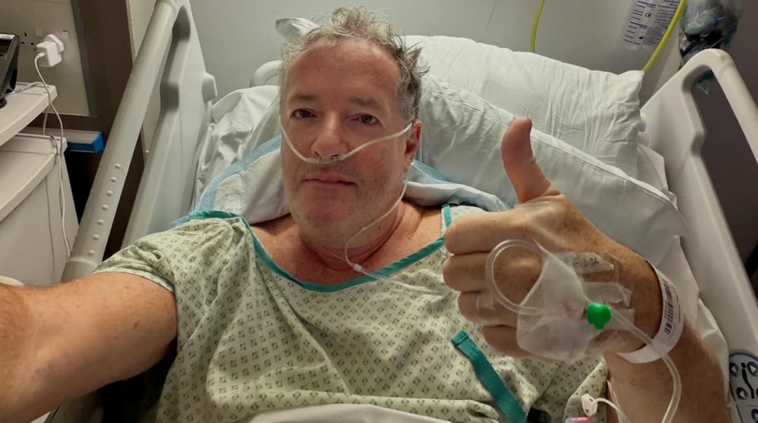 Στο νοσοκομείο ο Πιρς Μόργκαν μετά από σοβαρό ατύχημα