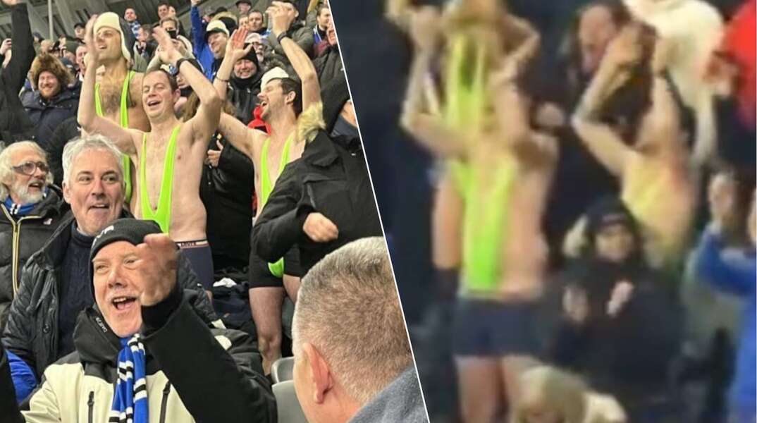 Με «mankini» του Borat στο γήπεδο: Πέντε μέρες φυλακή για οπαδούς της Μπριζ στο Καζακστάν