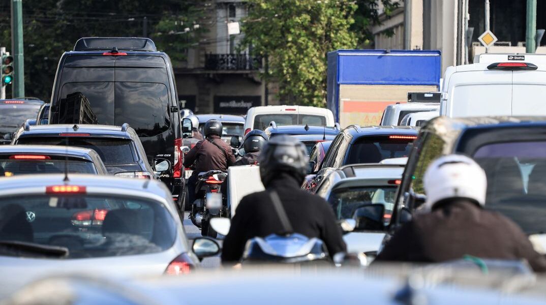 Κίνηση σε δρόμο της Αθήνας