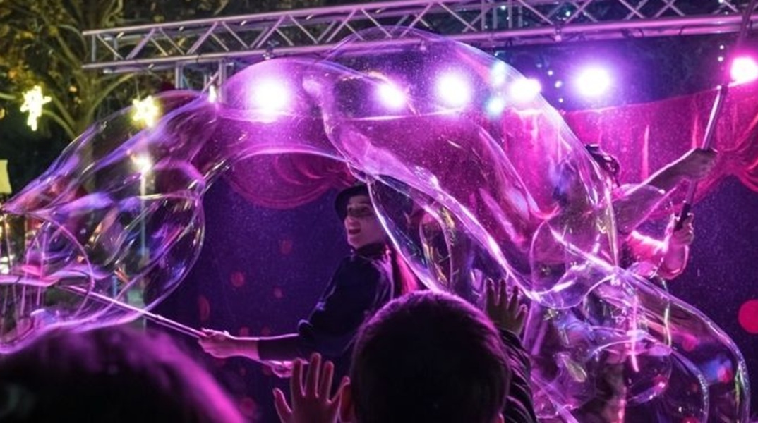 «The Mr and Mrs Bubble Show» στο θέατρο Ρεκτιφιέ