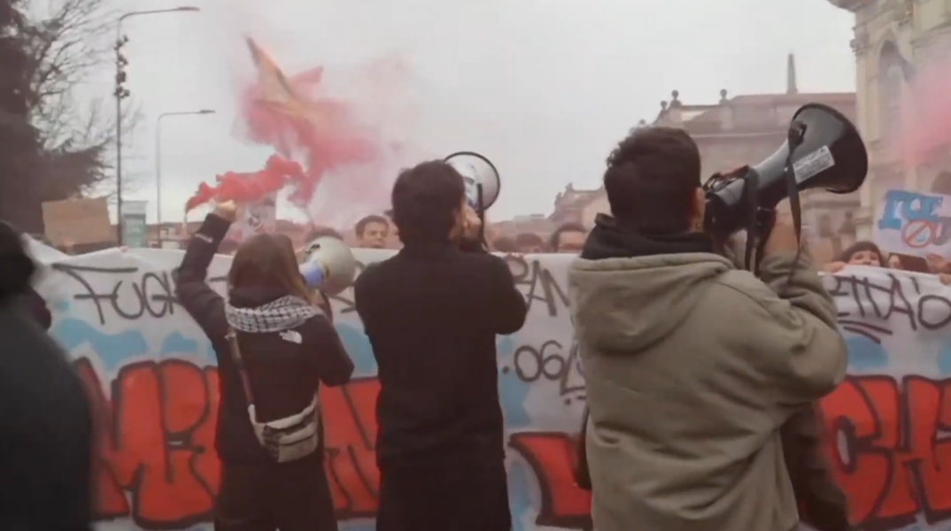 Συγκρούσεις της αστυνομίας με διαδηλωτές στο Μιλάνο