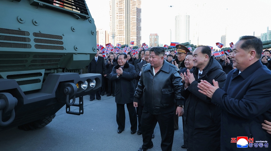 Ο ηγέτης της Βόρειας Κορέας Κιμ Γιονγκ Ουν 