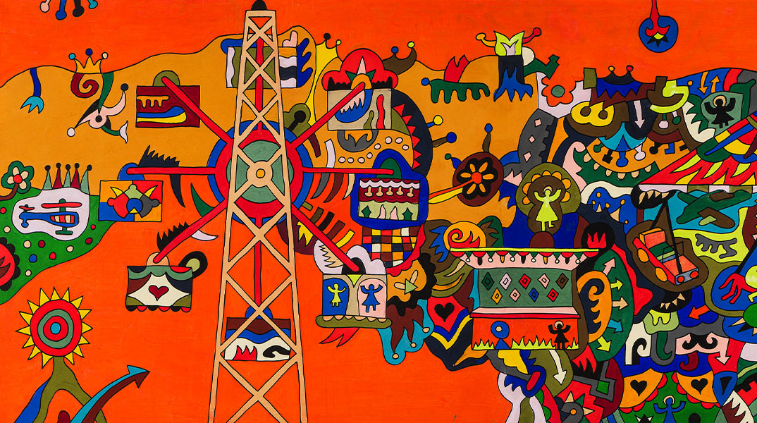 Αλέξης Ακριθάκης, "Λούνα Παρκ" (λεπτομέρεια)