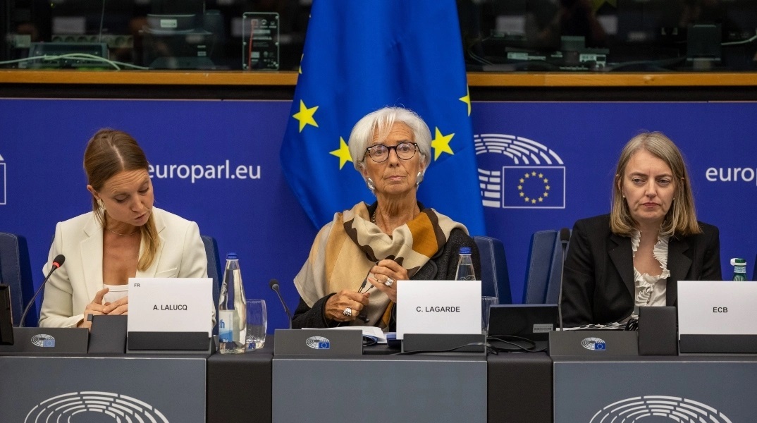 Η πρόεδρος της ΕΚΤ, Κριστίν Λαγκάρντ ©