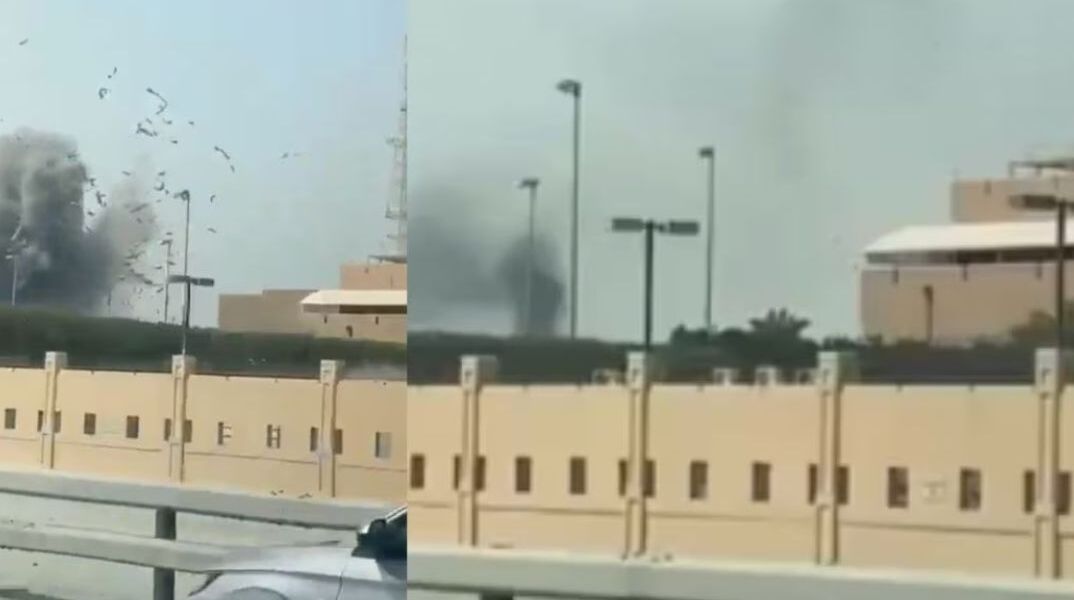 Η στιγμή που ο πύραυλος χτυπά την καρδιά του αμερικανικού στόλου στο Μπαχρέιν