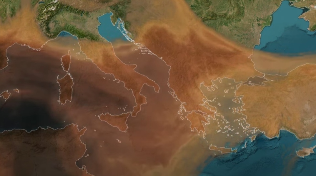 μετεωρολογικός χαρτης