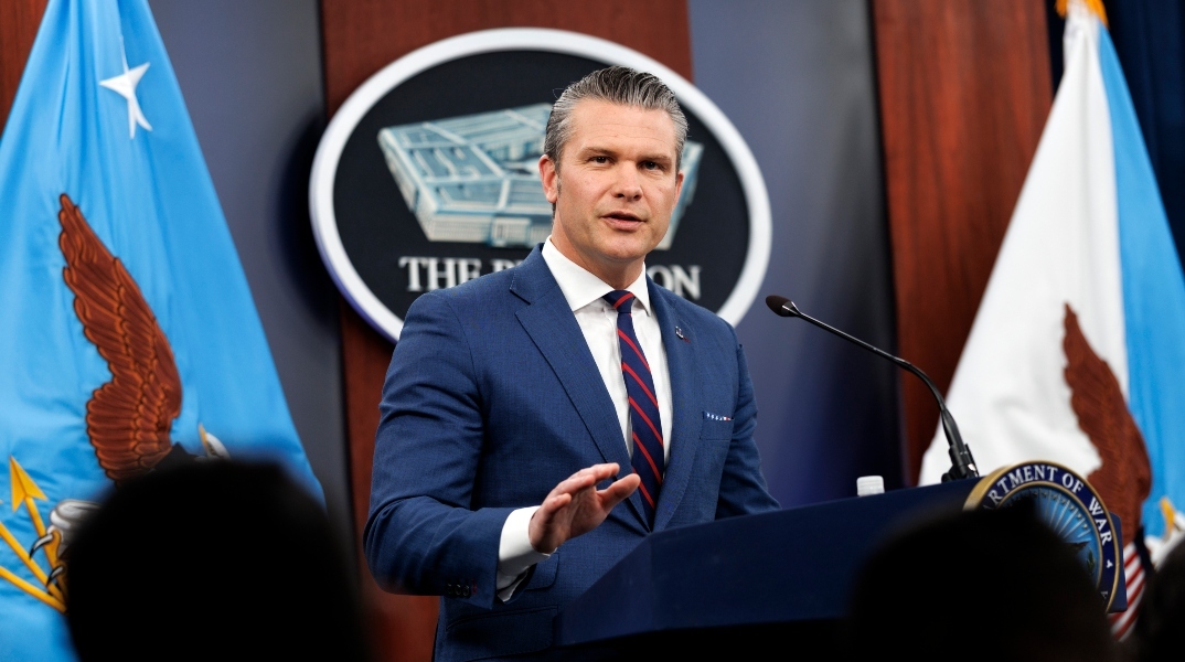 Ο υπουργός Άμυνας των ΗΠΑ, Πιτ Χέγκσεθ