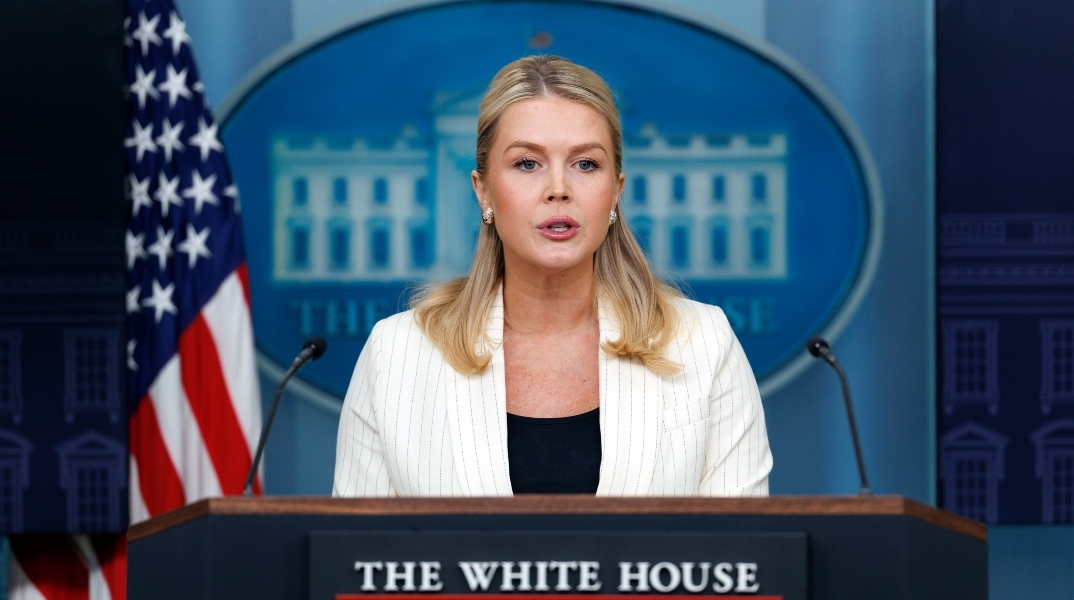 Η εκπρόσωπος Τύπου του Λευκού Οίκου, Κάρολαϊν Λέβιτ