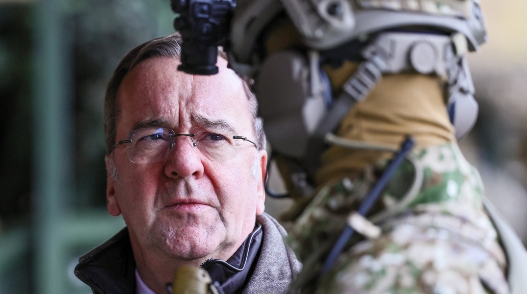 Ο υπουργός Άμυνας της Γερμανίας, Μπόρις Πιστόριους