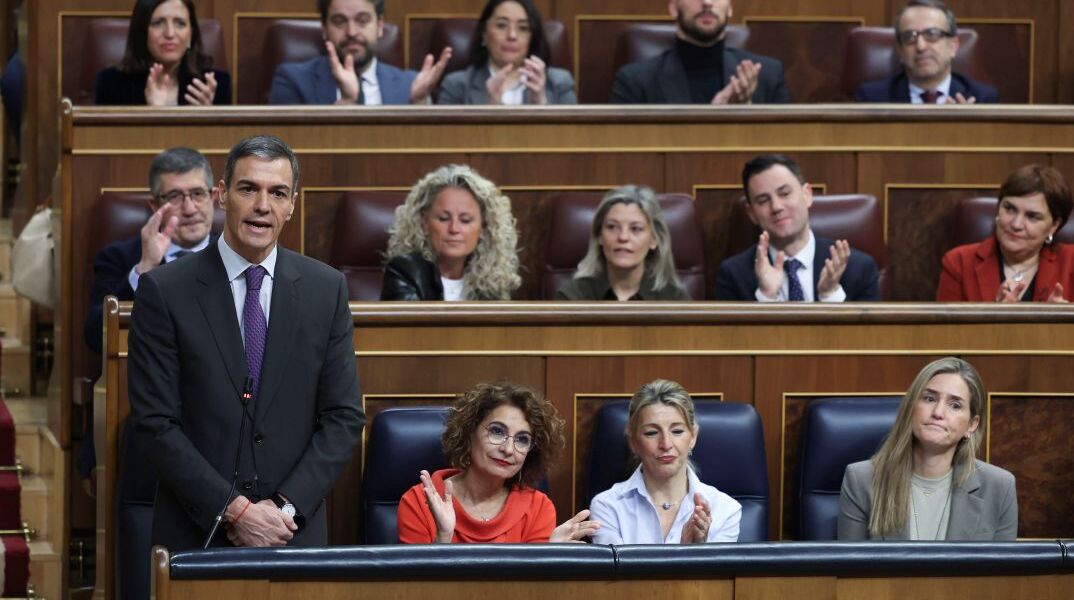 O Πέδρο Σάντσεθ στο ισπανικό κοινοβούλιο