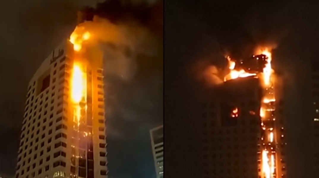 Κουβέιτ, φωτια σε ουρανοξυστη