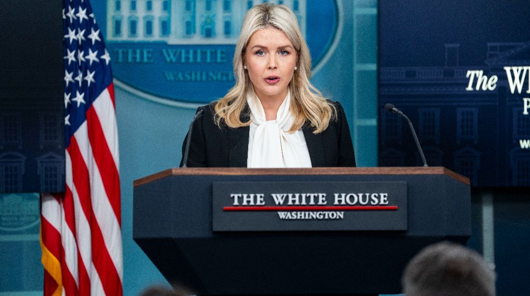 Η εκπρόσωπος Τύπου του Λευκού Οίκου, Καρολάιν Λέβιτ