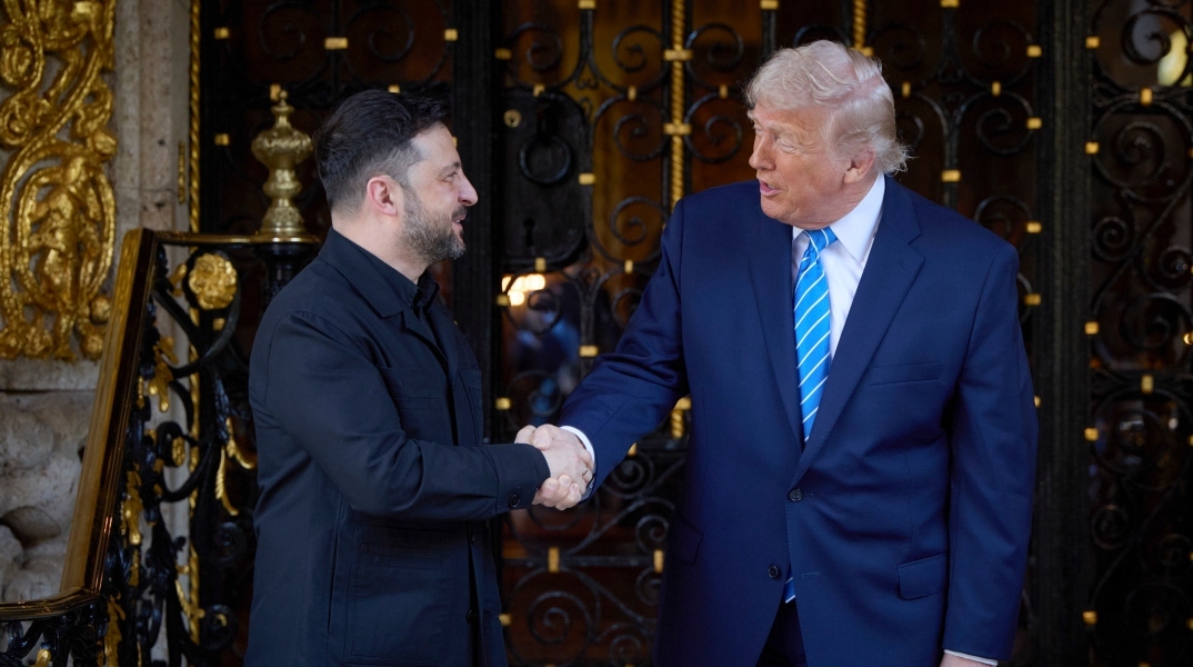 Βολοντίμιρ Ζελένσκι και Ντόναλντ Τραμπ