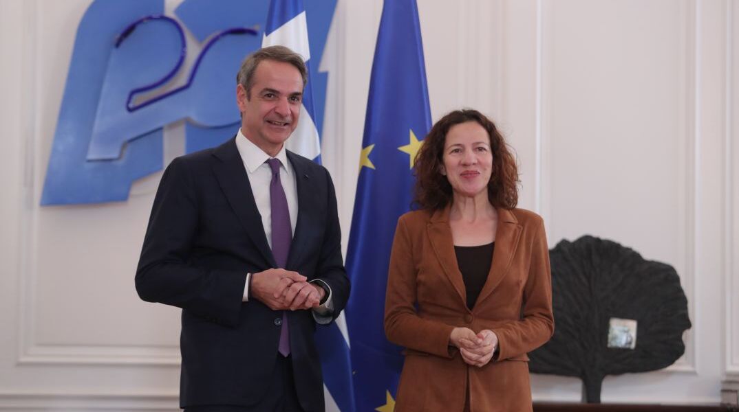 Ο Κυριάκος Μητσοτάκης και η Ροξάνα Μινζάτου