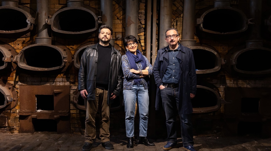 Οι επιμελητές του Α' Διεθνούς Φεστιβάλ Λογοτεχνίας στην Τεχνόπολη