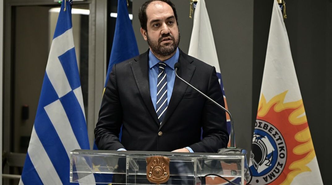 O υπουργός Πολιτικής Προστασίας και Κλιματικής Αλλαγής, Γιάννης Κεφαλογιάννης