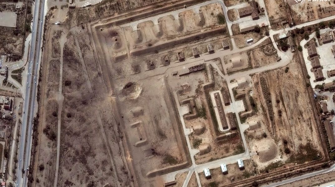 O βομβαρδισμένος σταθμός του Μπουσέρ