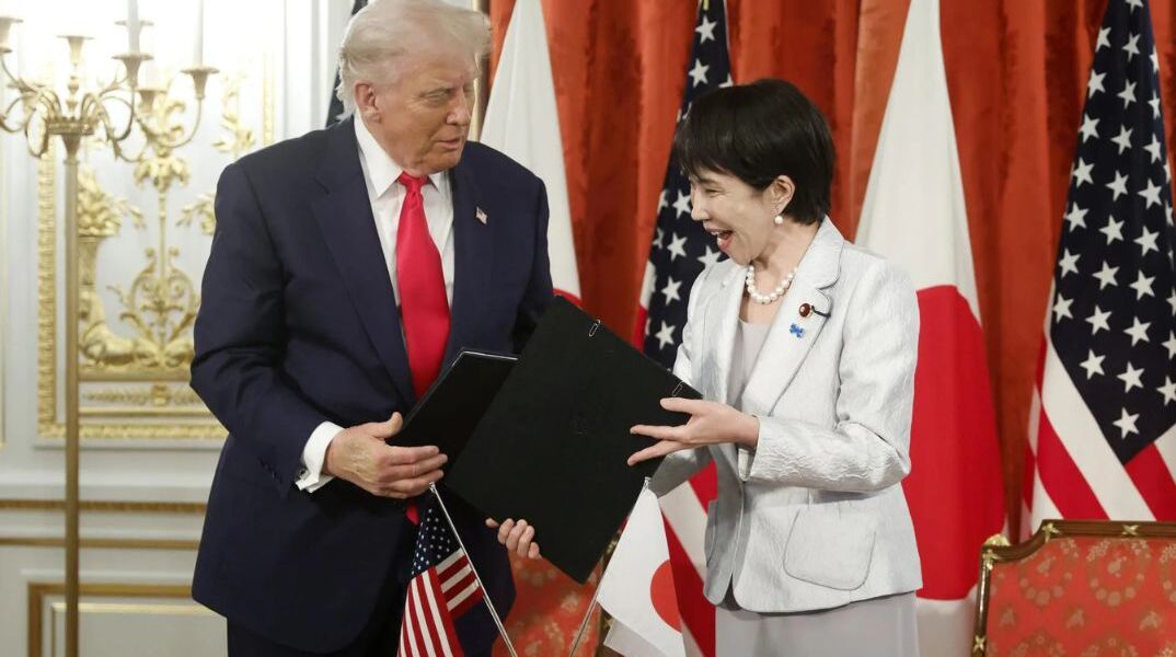 Κομπλιμέντο στον Μπάρον Τραμπ από την πρωθυπουργό της Ιαπωνίας