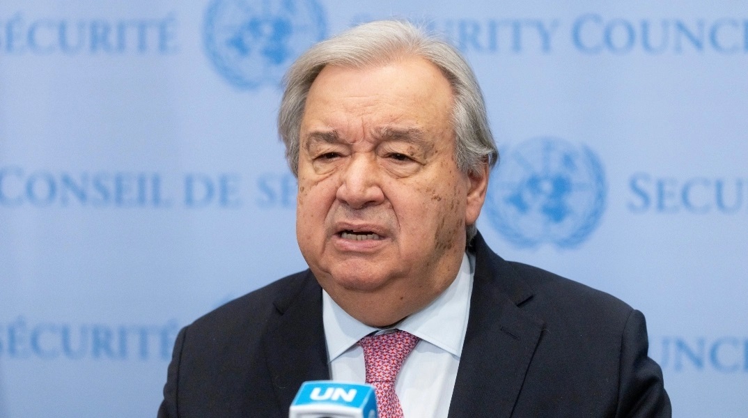 Ο γενικός γραμματέας του ΟΗΕ, Αντόνιο Γκουτέρες