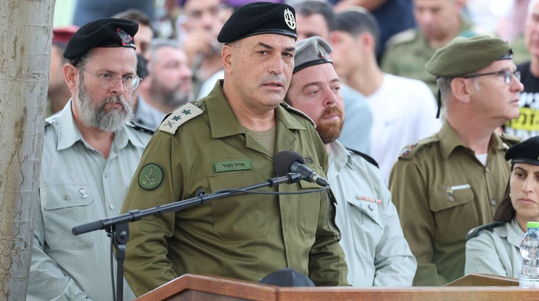 O αρχηγός των ισραηλινών ενόπλων δυνάμεων, Εγιάλ Ζαμίρ
